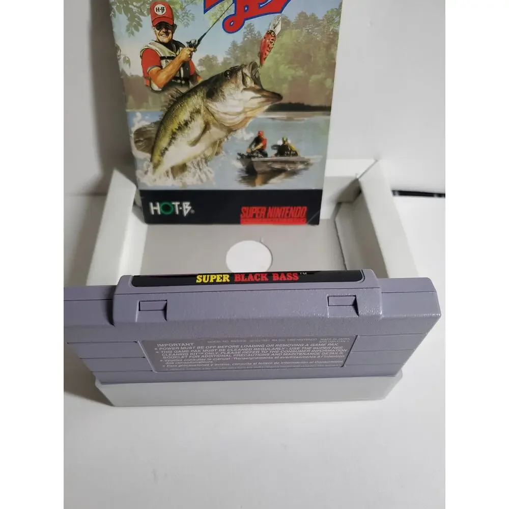SNES - Super Black Bass - Includes Box and Manual